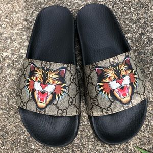 100% Authentic Tiger Gucci Slides